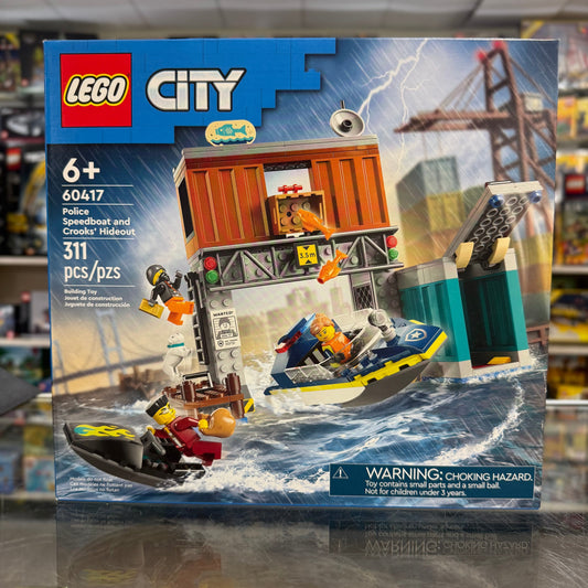 Police Speedboat and Crooks' Hideout, 60417 - City Set