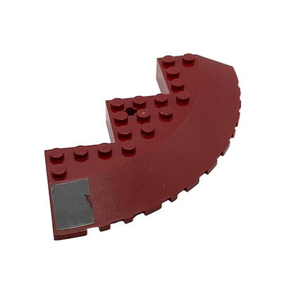 Brick, Round Corner 10 x 10 with Slope 33 Edge from Star Wars UCS Slave I (Sticker - Left Side), Part# 58846pb23L