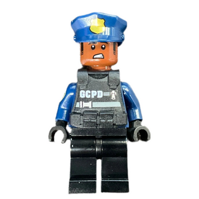 GCPD Officer, SWAT Gear, Male, sh0417 - DC Minifigure