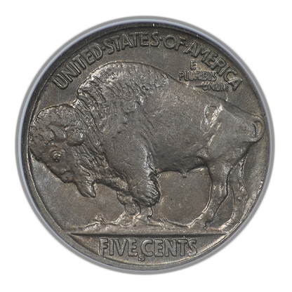1913-S Type 2 Buffalo Nickel 5C NGC AU55
