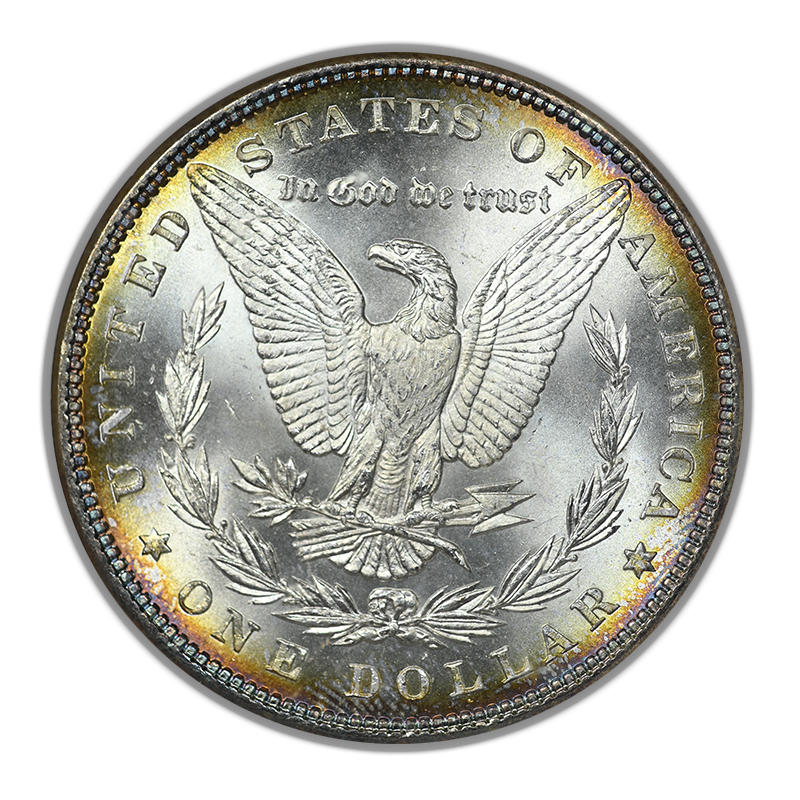 1885 Morgan Dollar $1 NGC Fatty MS65