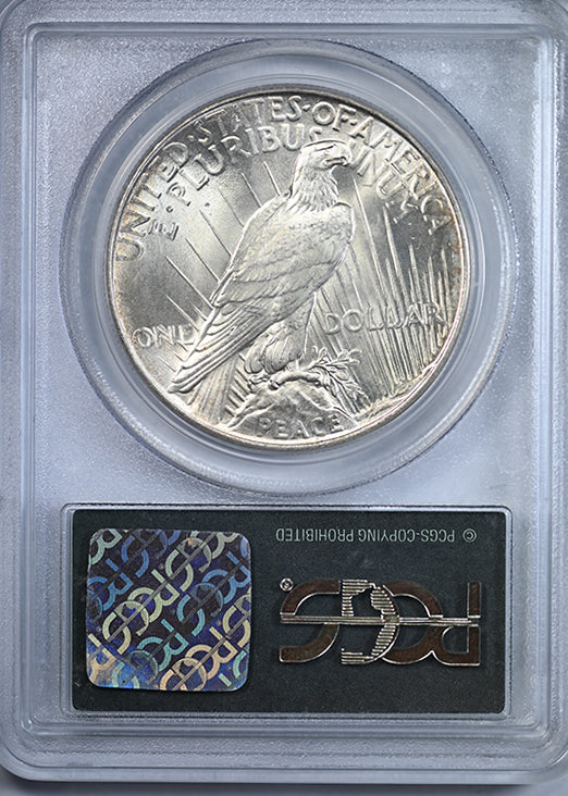 1925 Peace Dollar $1 PCGS MS66 CAC OGH