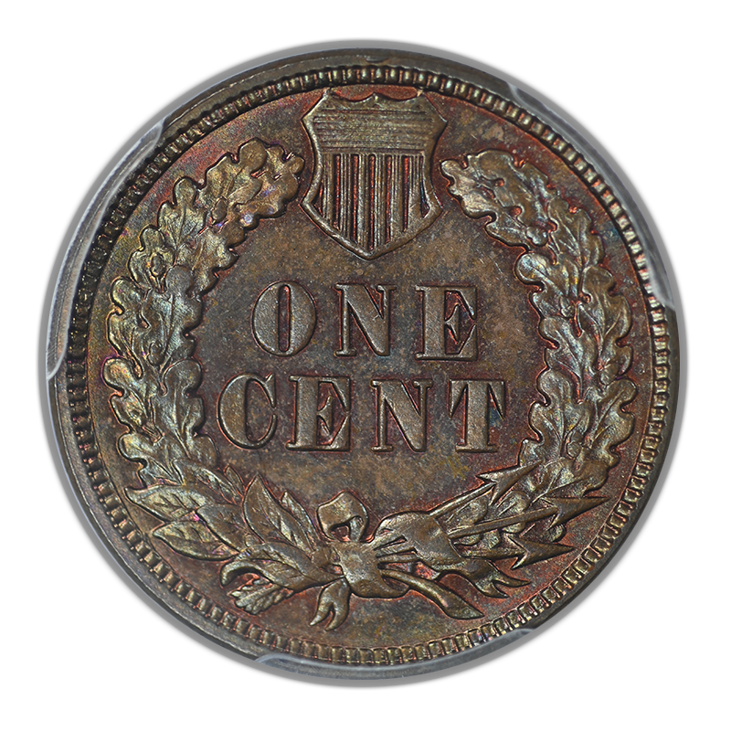 1888 Indian Head Cent 1C PCGS MS63BN - TONED!