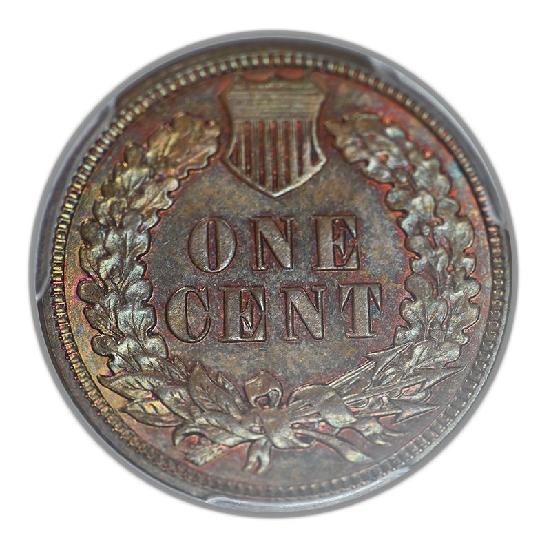 1888 Indian Head Cent 1C PCGS MS63BN - TONED!