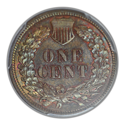 1888 Indian Head Cent 1C PCGS MS63BN - TONED!