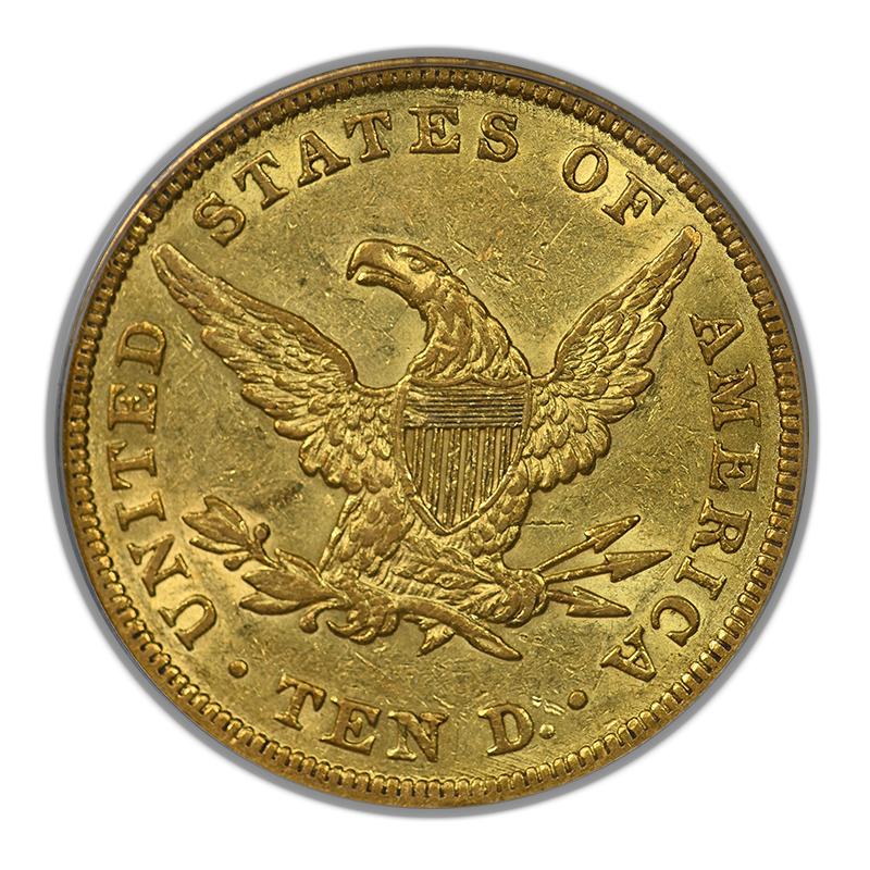 1839/8 Liberty Head Gold Eagle $10 PCGS AU50 - Type of 1838