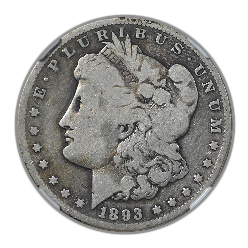 1893 Morgan Dollar $1 NGC G4