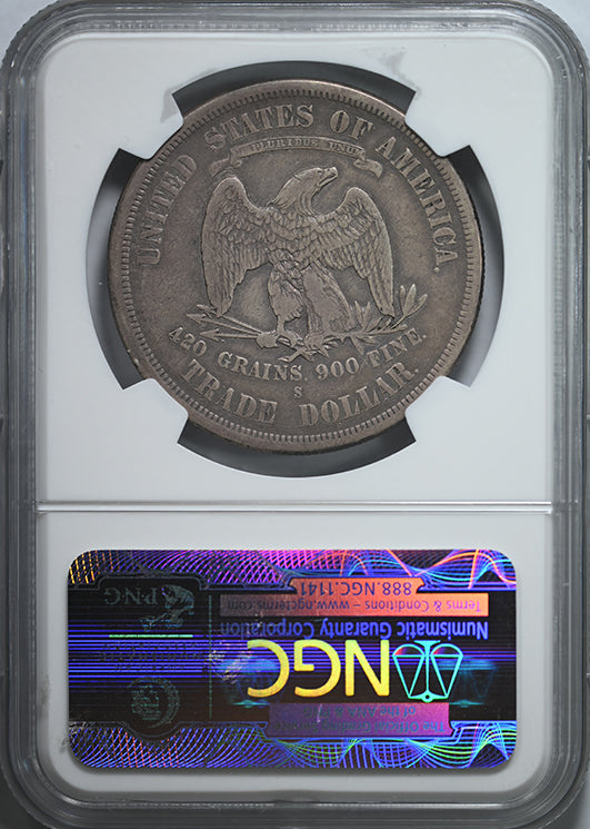 1876-S Trade Dollar T$1 NGC VF35