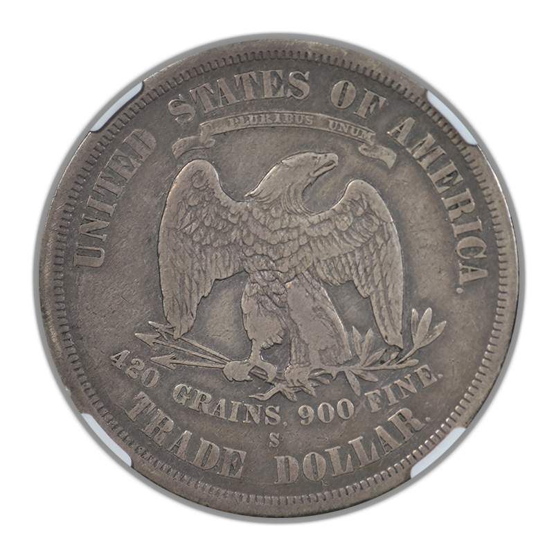 1876-S Trade Dollar T$1 NGC VF35