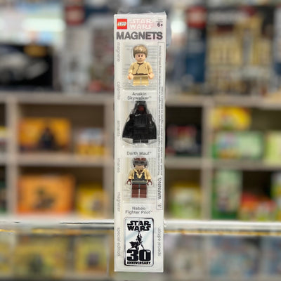 Magnet Set, Minifigures SW (3) Special Edition 3 - Anakin Skywalker, Darth Maul, Naboo Fighter Pilot blister pack, 852086 - Gear Set