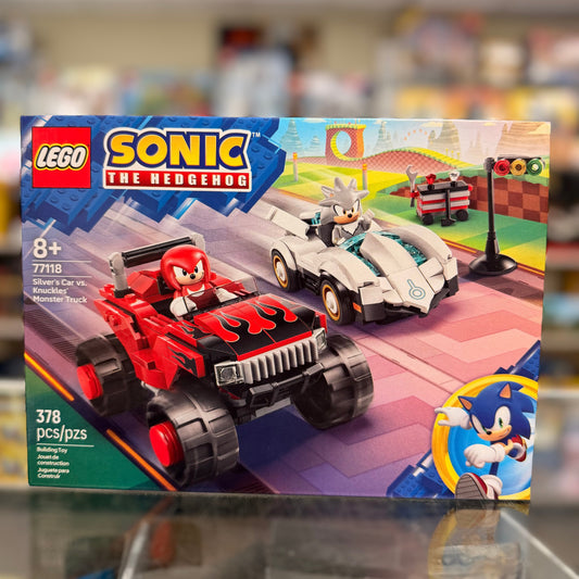 Silver's Car vs. Knuckles' Monster Truck, 77118 - Sonic The Hedgehog Set
