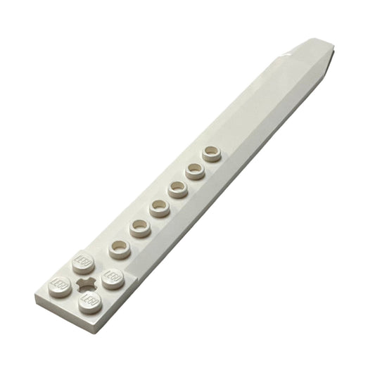 Plate Modified 2x16 with Angled Side Extensions and Axle Hole (Rotor Blade), Part# 62743