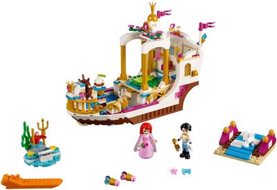 Ariel's Royal Celebration Boat, 41153 - Disney Set