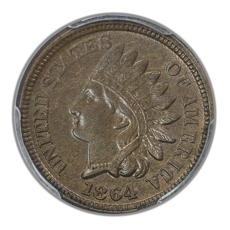 1864 Copper Nickel Indian Head Cent 1C PCGS MS62