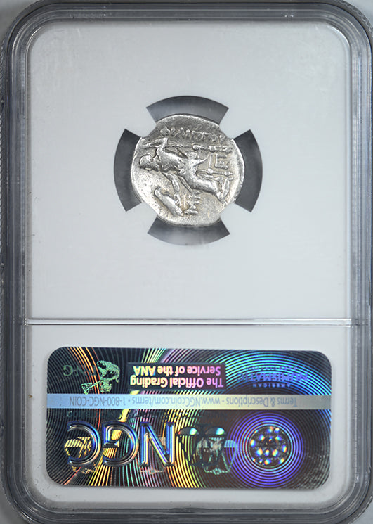 323-317 BC Kingdom of Macedon Philip III AR Drachm NGC Ancients F