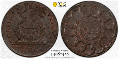 1787 Fugio Cent 1C United States, 4 Cinq PCGS MS63BN