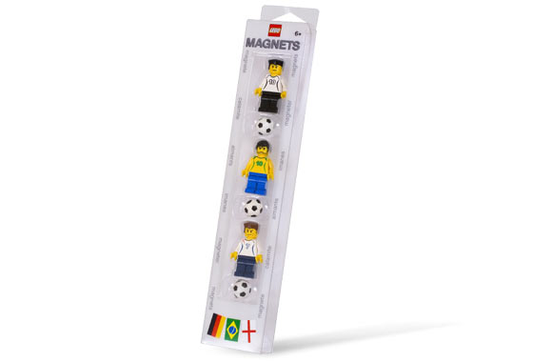Magnet Set, Minifigures Soccer Players (3) with Balls blister pack, 4498051 - Gear Set