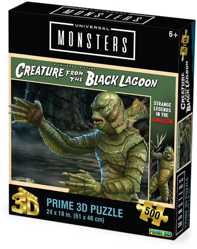 Universal Monsters Creature From The Black Lagoon 24x18 Lenticular 3D Puzzle AE Exclusive