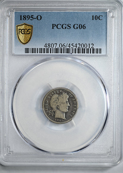 1895-O Barber Dime 10C PCGS G06