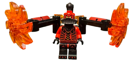 General Magmar - Backpack with Saw Blades (Ultimate General Magmar), nex056 - NEXO KNIGHTS Minifigure
