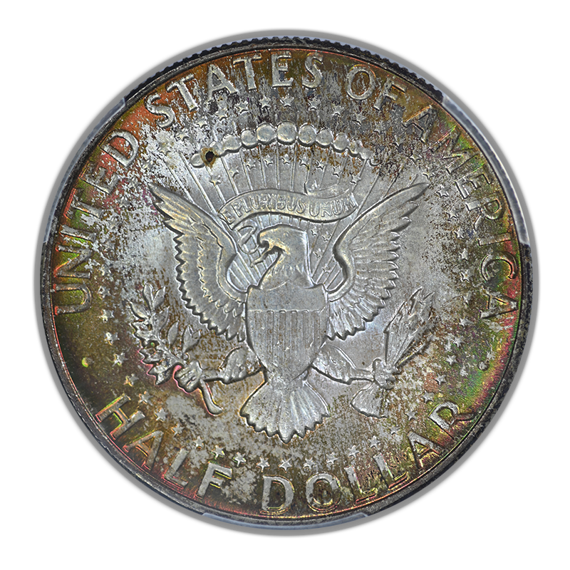 1967 Kennedy Half Dollar 50C PCGS MS67 - TONED!