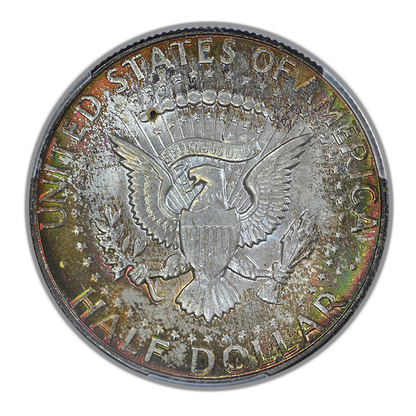 1967 Kennedy Half Dollar 50C PCGS MS67 - TONED!