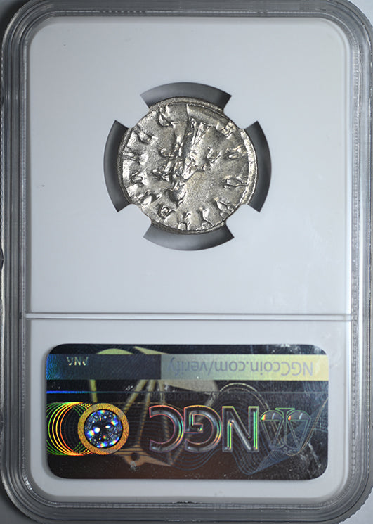 AD 244-249 Roman Empire Philip I AR Double-Denarius NGC Ancients Choice AU