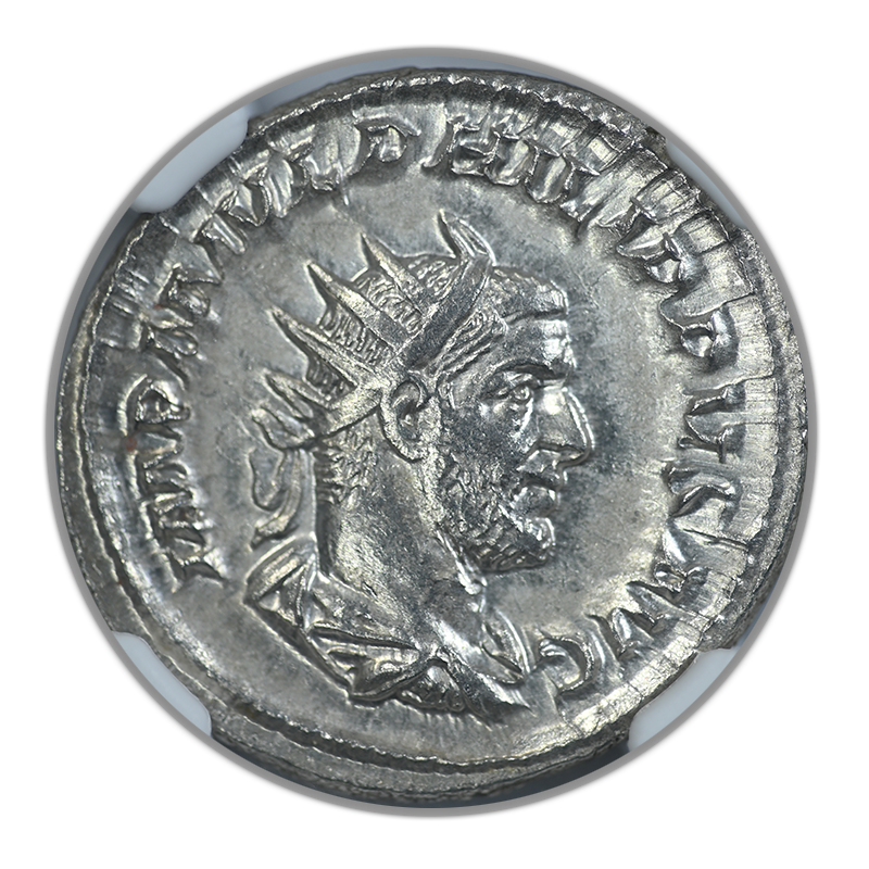 AD 244-249 Roman Empire Philip I AR Double-Denarius NGC Ancients Choice AU