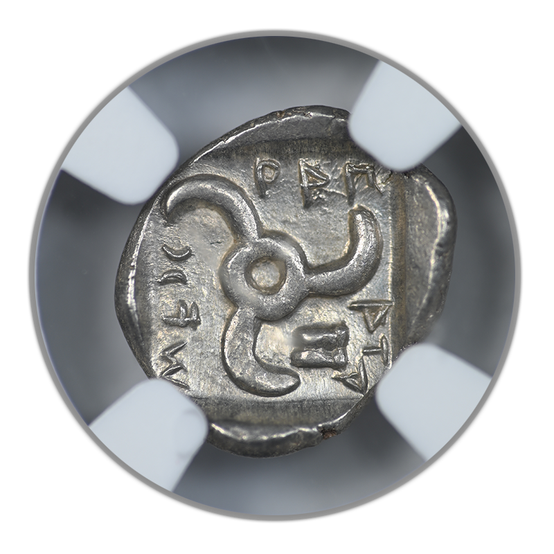 c. 390-360 BC Greek Coinage Dynasts of Lycia AR Sixth-Stater Mithrapata NGC Ancients AU