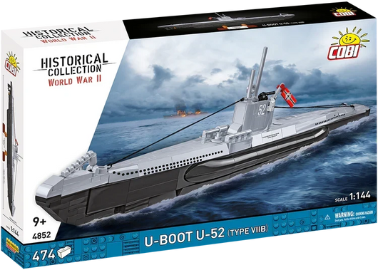U-Boot U-52 (Type VIIB) Submarine, WWII: COBI Set #4852