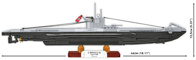 U-Boot U-52 (Type VIIB) Submarine, WWII: COBI Set #4852