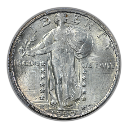 1930 Standing Liberty Quarter 25C PCGS MS64
