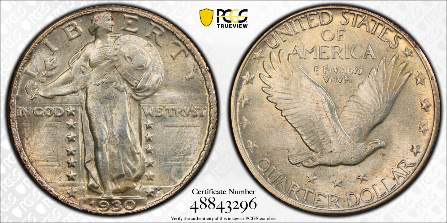1930 Standing Liberty Quarter 25C PCGS MS64