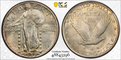1930 Standing Liberty Quarter 25C PCGS MS64