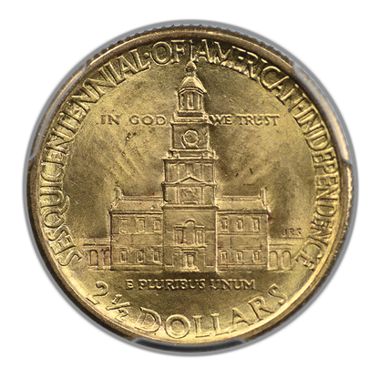 1926 American Sesquicentennial Classic Commemorative Gold Quarter Eagle $2.50 PCGS MS64 CAC