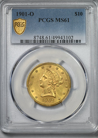 1901-O Liberty Head Gold Eagle $10 PCGS MS61