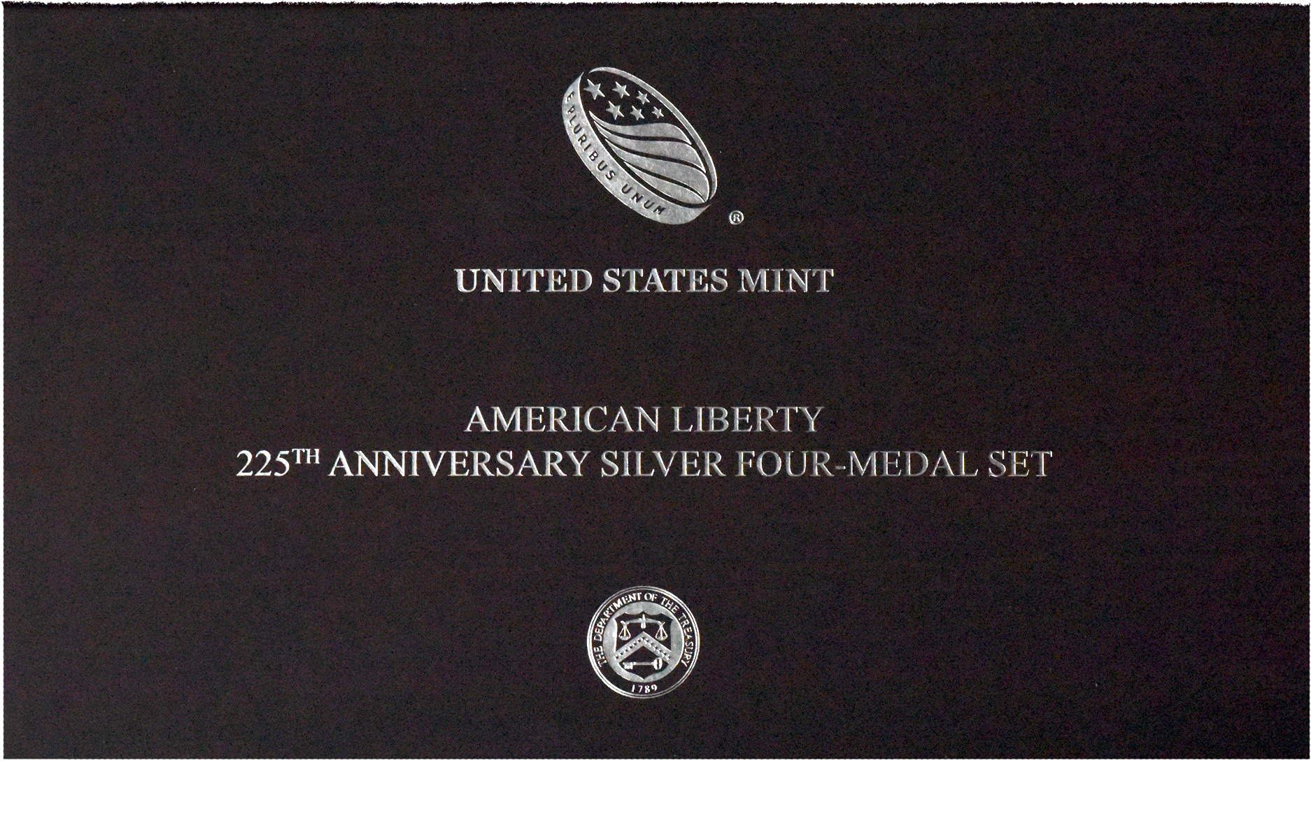 4 Coin Set American Liberty 225th Anniversary Silver Medal Set