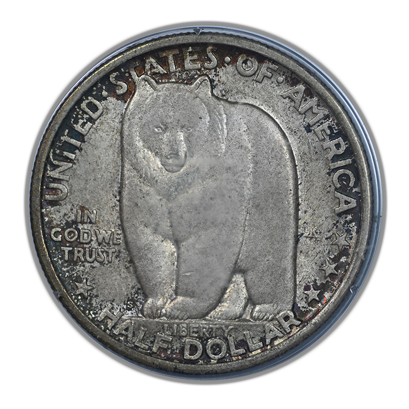 1936-S Bay Bridge Classic Commemorative Half Dollar 50C PCGS Rattler MS65