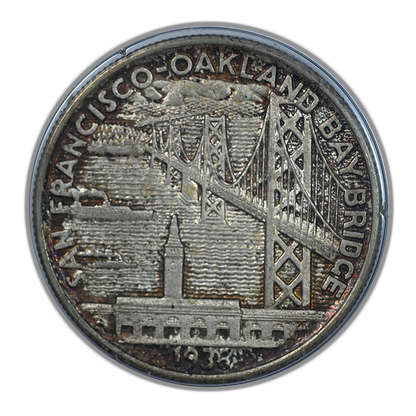 1936-S Bay Bridge Classic Commemorative Half Dollar 50C PCGS Rattler MS65