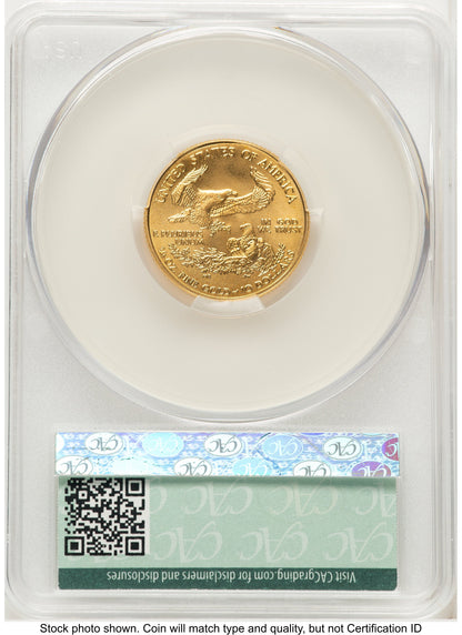 2006-W Burnished Gold Eagle 1/4 oz Non Designation CACG MS70