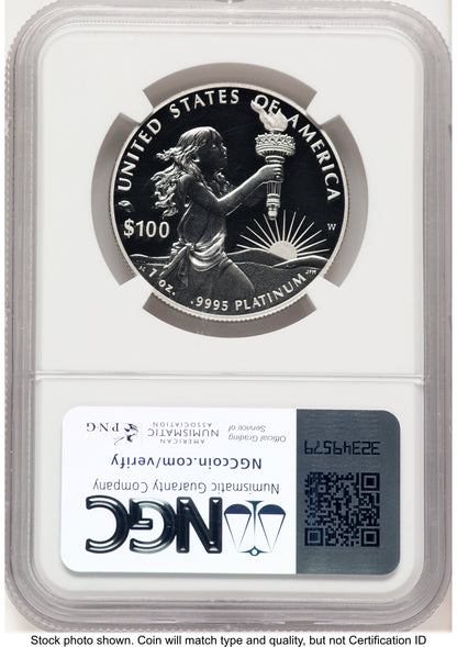 2014-W Proof Platinum Eagle 1 oz Brown Label NGC PF70
