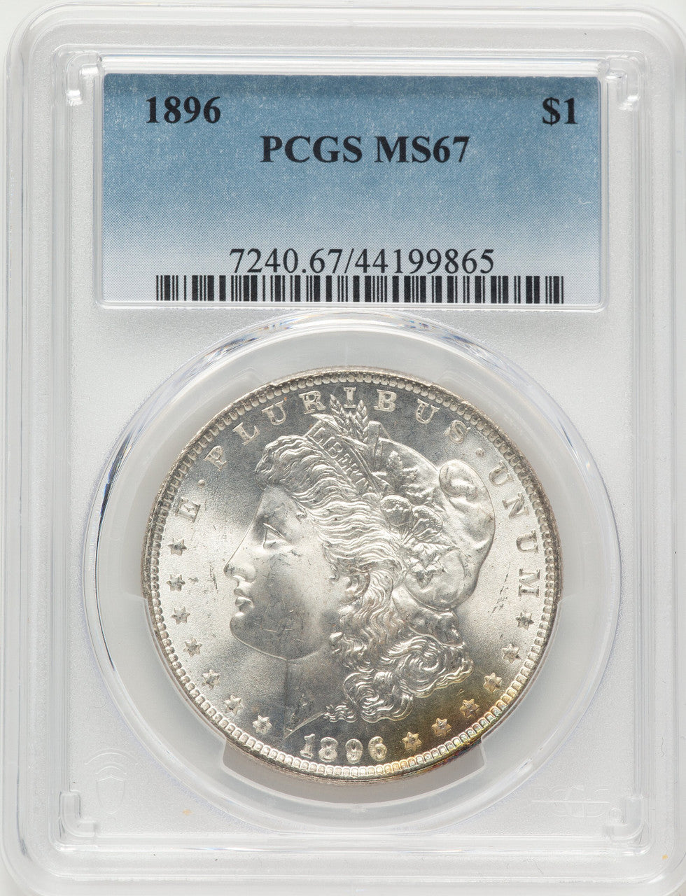 1896 Morgan Dollar PCGS MS67