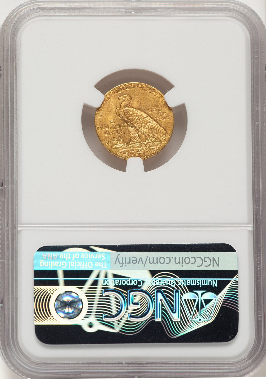 1909 $2.50 Indian Quarter Eagle NGC MS62 (506392096)