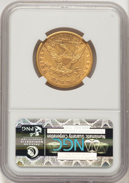 1897-O $10 Liberty Eagle NGC AU50