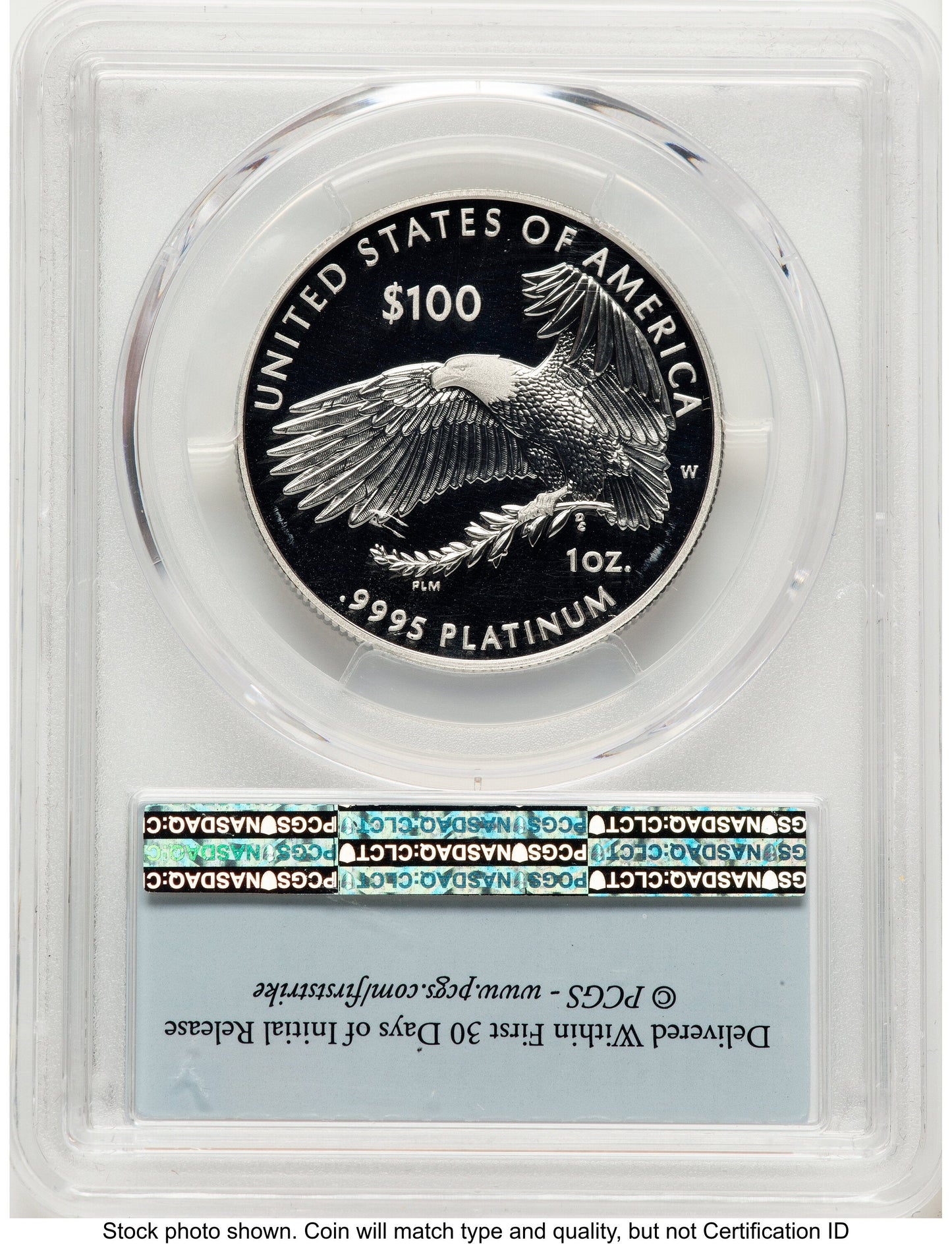 2018-W Proof Platinum Eagle 1 oz FDI FS Flag PCGS PR70