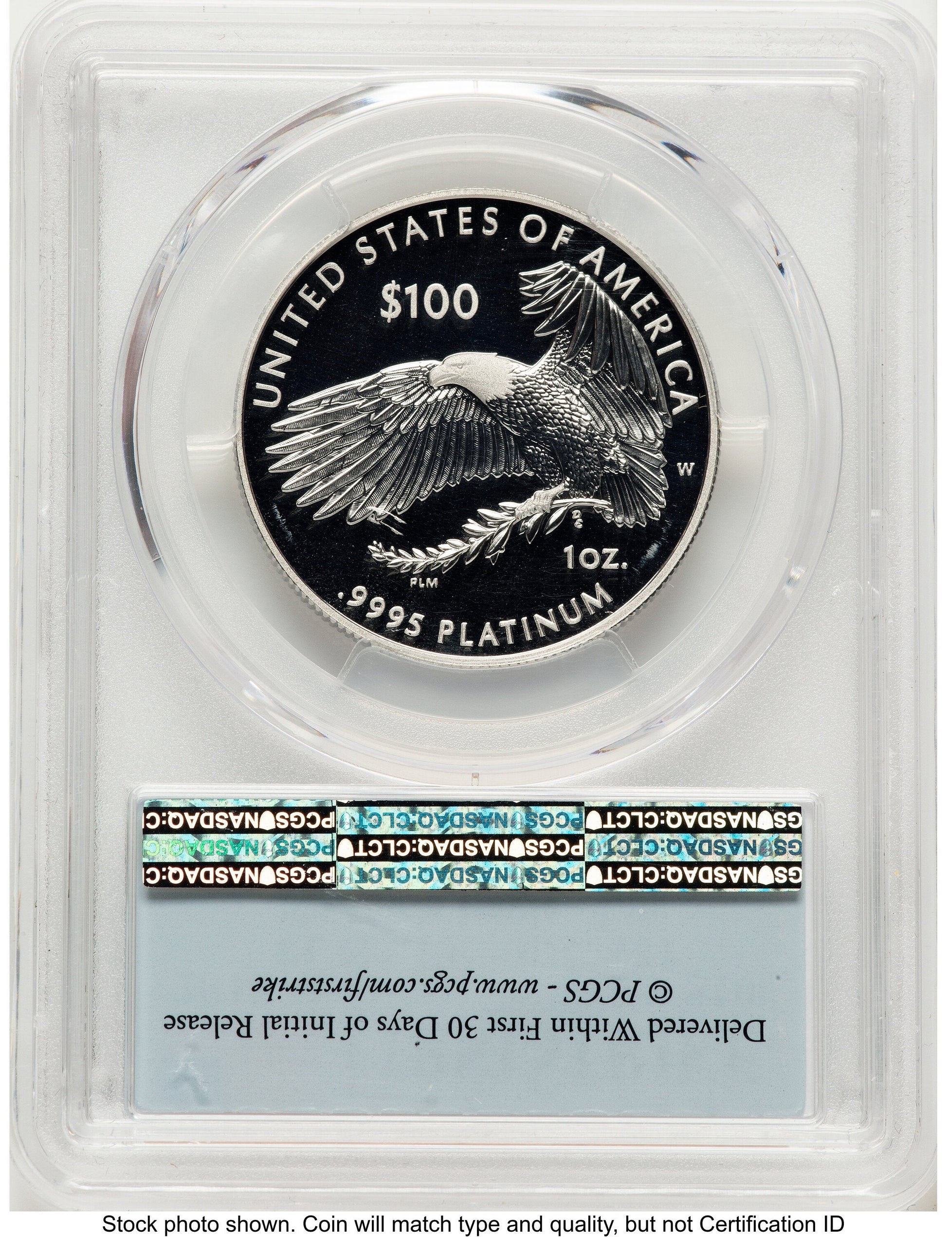 2018-W Proof Platinum Eagle 1 oz FDI FS Flag PCGS PR70