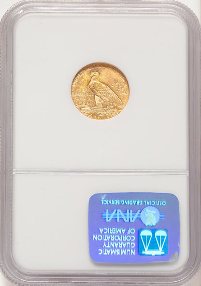 1926 $2.50 Indian Quarter Eagle NGC MS65