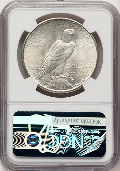 1935 Peace Dollar NGC MS65