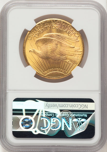 1927 $20 Saint-Gaudens Double Eagle NGC MS66+