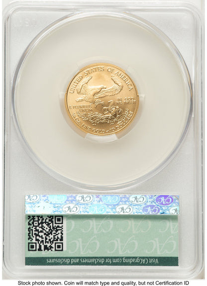 2008-W Burnished Gold Eagle 1/4 oz Non Designation CACG MS70